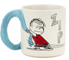 Hallmark Peanuts Linus and Snoopy Dimensional Blanket Coffee Mug New