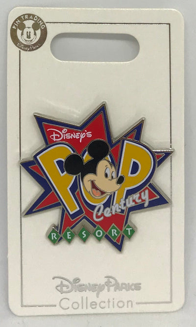 Disney Parks Mickey Pop Century Resort Wdw Trading Pin New with Card