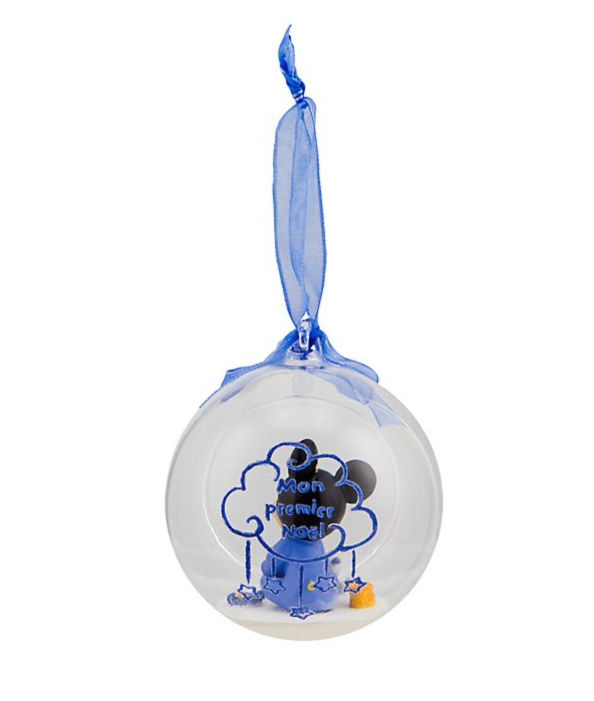 Disney Parks Disneyland Paris Mickey First Christmas Hanging Ornament New Box