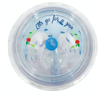 Disney Parks Alice in Wonderland Mad Tea Party Tumbler with Straw New