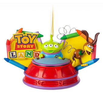 Disney Parks Toy Story Land Alien Slinky Dog Ear Hat Ornament New with Tag
