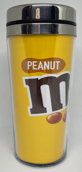 M&M's World Yellow Character Peanut Tumbler New