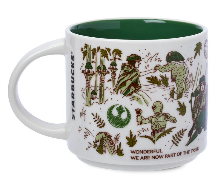Disney Starbucks Been There Star Wars Endor Ceramic Coffee Mug New 