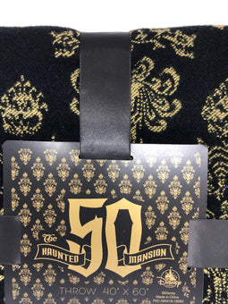 Disney Disneyland Resort 50th Haunted Mansion 40x60 Throw Blanket New