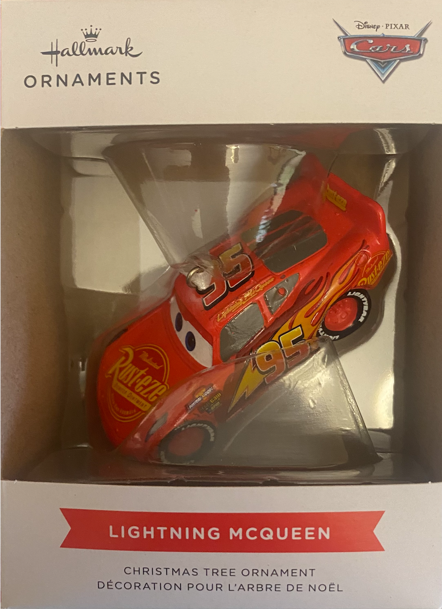 Hallmark Disney Cars Lightning McQueen Christmas Ornament New with Box