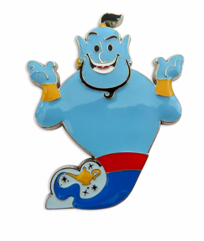 Disney VHS Series 2 Aladdin Genie Pin Set Limited Release New