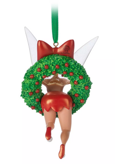 Disney Sketchbook Tinker Bell Wreath Christmas Ornament New With Tag