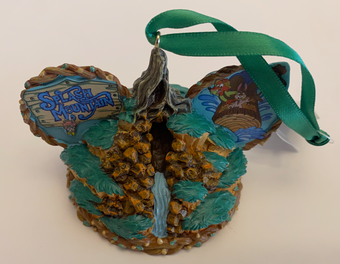Disney Parks Splash Mountain Ear Hat Christmas Ornament DAMAGED AS IS New W Tag