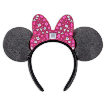 Disney Parks Minnie Mouse Gemstones Ear Headband New with Tags