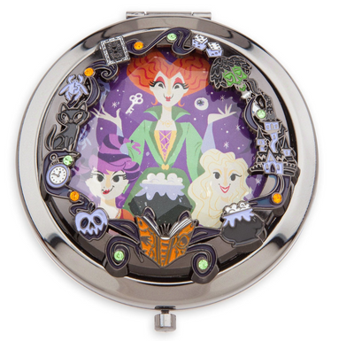 Disney Hocus Pocus Glass Compact Mirror New with Box