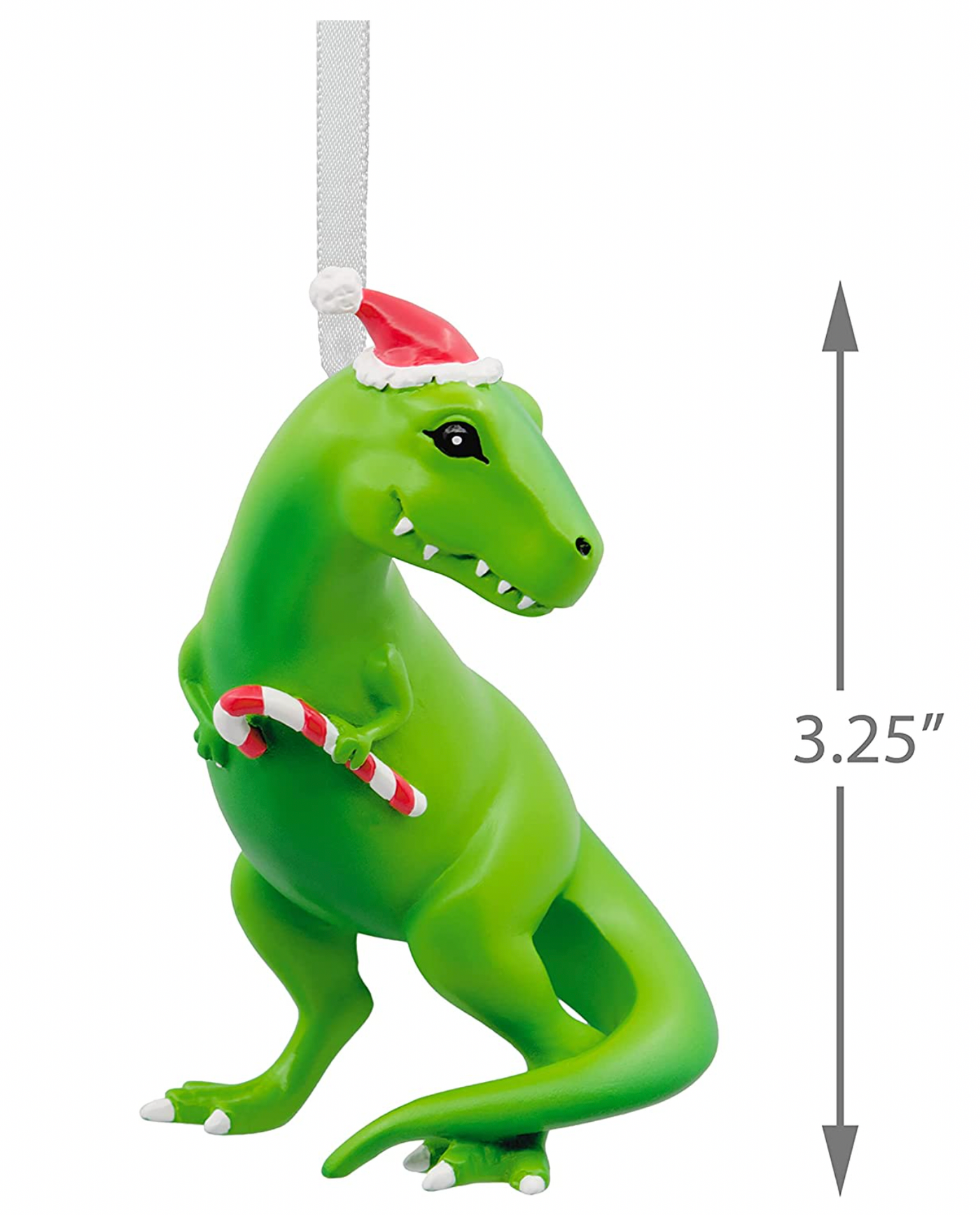 Hallmark Dinosaur in Santa Hat Christmas Ornament New With Box