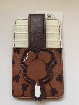 Disney Parks Mickey Ice Cream Bar Credit Cards Holder New with Tag