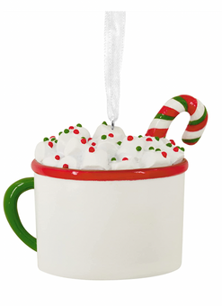 Hallmark Channel Hot Cocoa Mug Christmas Ornament New