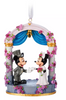 Disney Mickey and Minnie Mouse Figural Wedding Christmas Ornament New With Box