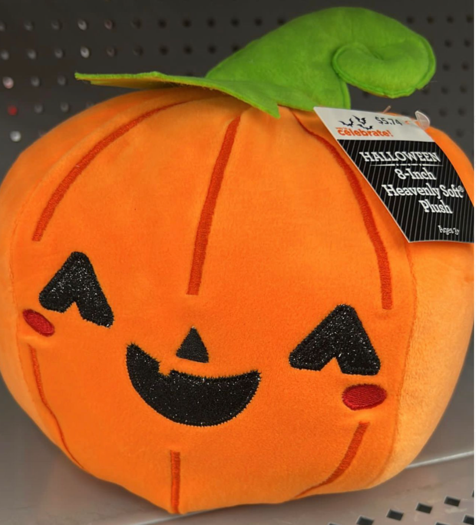Halloween Pumpkin Heavenly Soft 8in Plush New with Tags