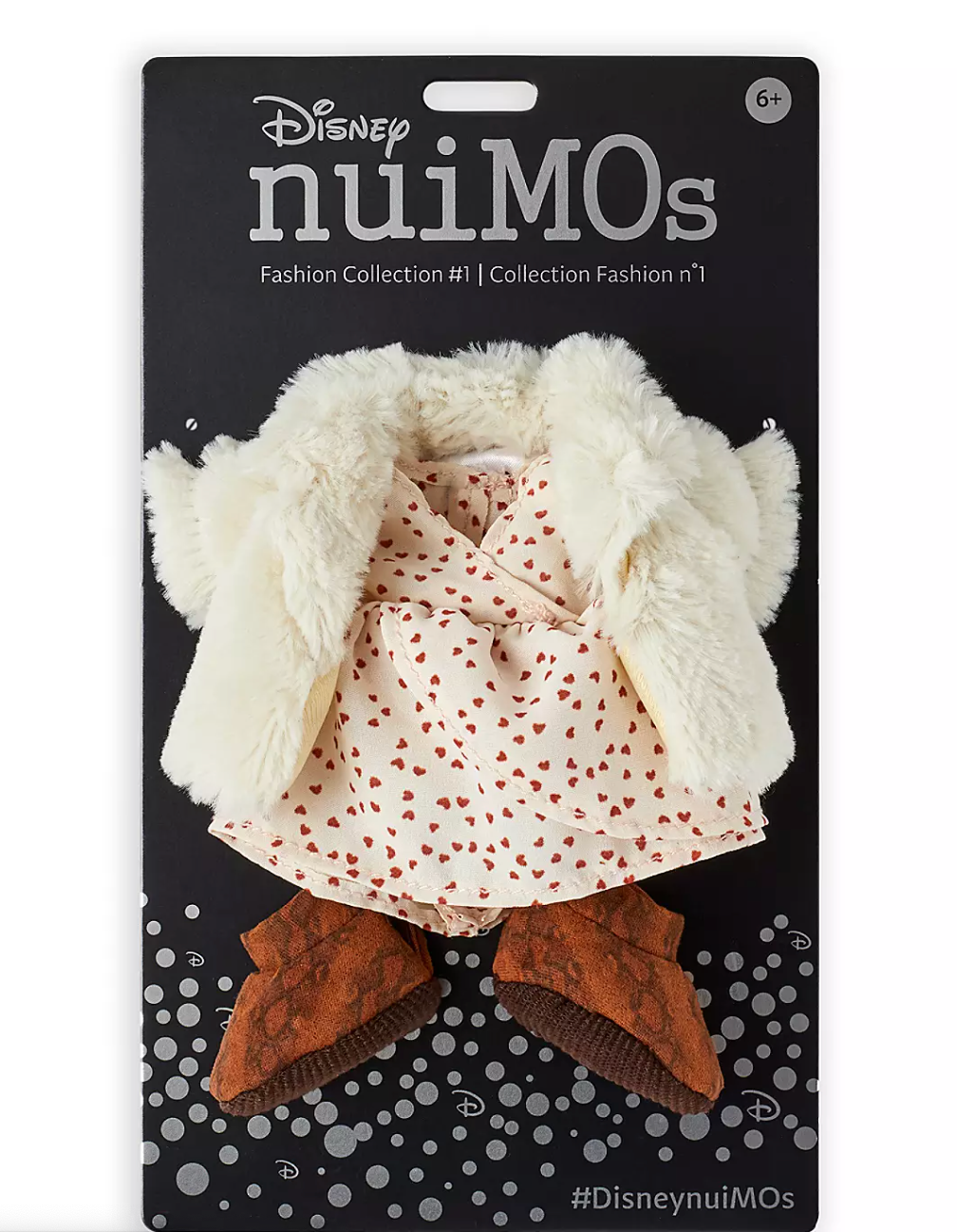 Disney NuiMOs Collection Outfit Faux Fur Coat and Dress Set New with Card