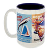 Disney Parks Poster Art Attractions Tomorrowland Ceramic Coffee Mug New