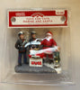 Holiday Time Walmart Toys for Tots Marine and Santa Figurine Christmas Village
