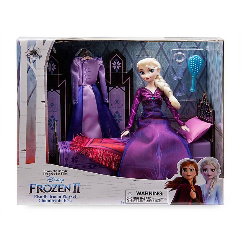 Disney Elsa Classic Doll Bedroom Play Set Frozen 2 New With Box