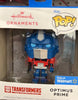 Hallmark Funko Pop Transformers Optimus Prime Exclusive Christmas Ornament New