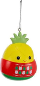 Squishmallows Original Maui Pineapple Decoupage Christmas Ornament New