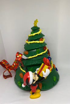 Disney Parks Holiday Mickey Christmas Tree Light Up Popcorn Bucket New