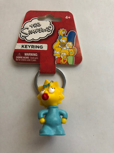 Universal Studios The Simpsons Maggie PVC Figural Keychain New with Tag