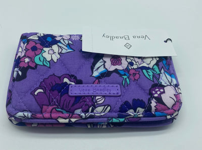 Vera Bradley Cotton RFID Small Bifold Wallet Enchanted Garden New with Tag