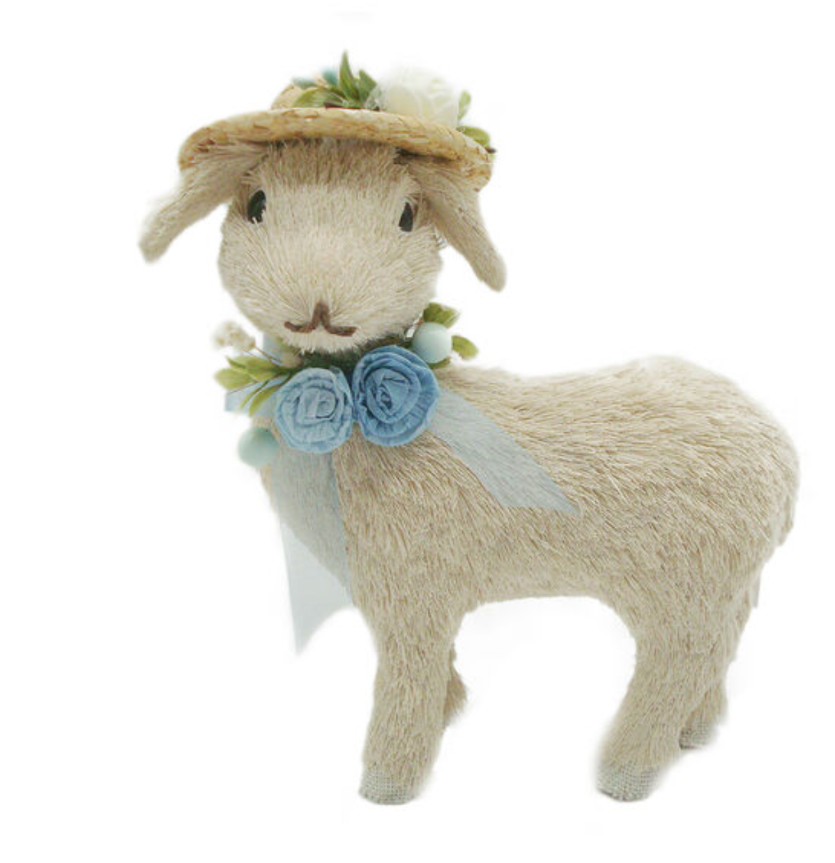 Bloom Room Spring Easter Decor Cotton Thread Sheep with Hat New