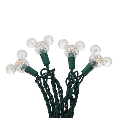 Disney Parks Mickey Mouse Holiday Lights Set White New with Box