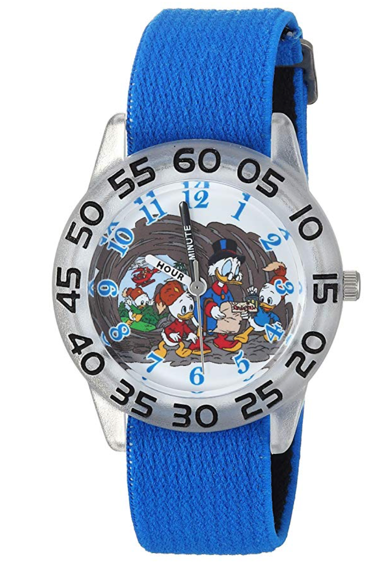 Disney DuckTales Boy's Teacher Watch Reversible Nylon Strap New with Box