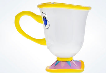 Disney Parks Beauty and the Beast Chip Plastic Mug New