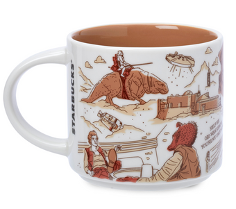 Disney Starbucks Been There Star Wars Tatooine Ceramic Coffee Mug New with Box