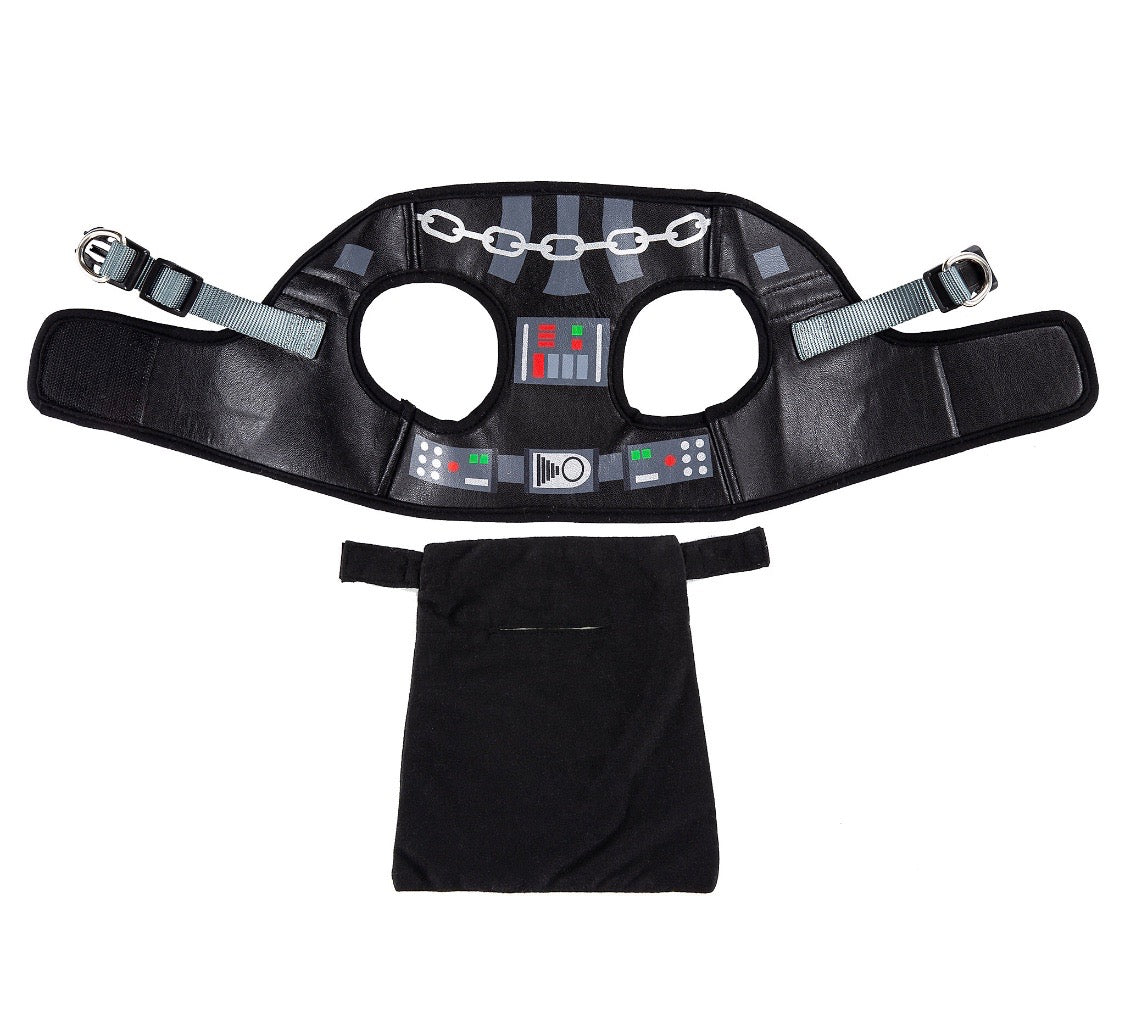 Disney Tails Dog Harness Star Wars Darth Vader Size Medium New with Card
