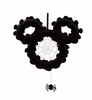 Disney Halloween Mickey Minnie Pumpkin Spider Web Wreath New with Tag