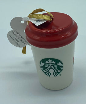 Disney Walt Disney World Icons Parks Holiday Starbucks Tumbler Ornament New