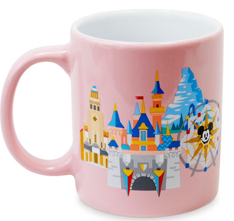 Disney Parks Disneyland Minnie Mom Pink Ceramic Coffee Mug New