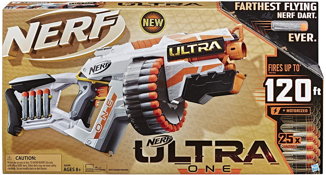 NERF Ultra One Motorized Blaster 25 Ultra Darts New with Box – I