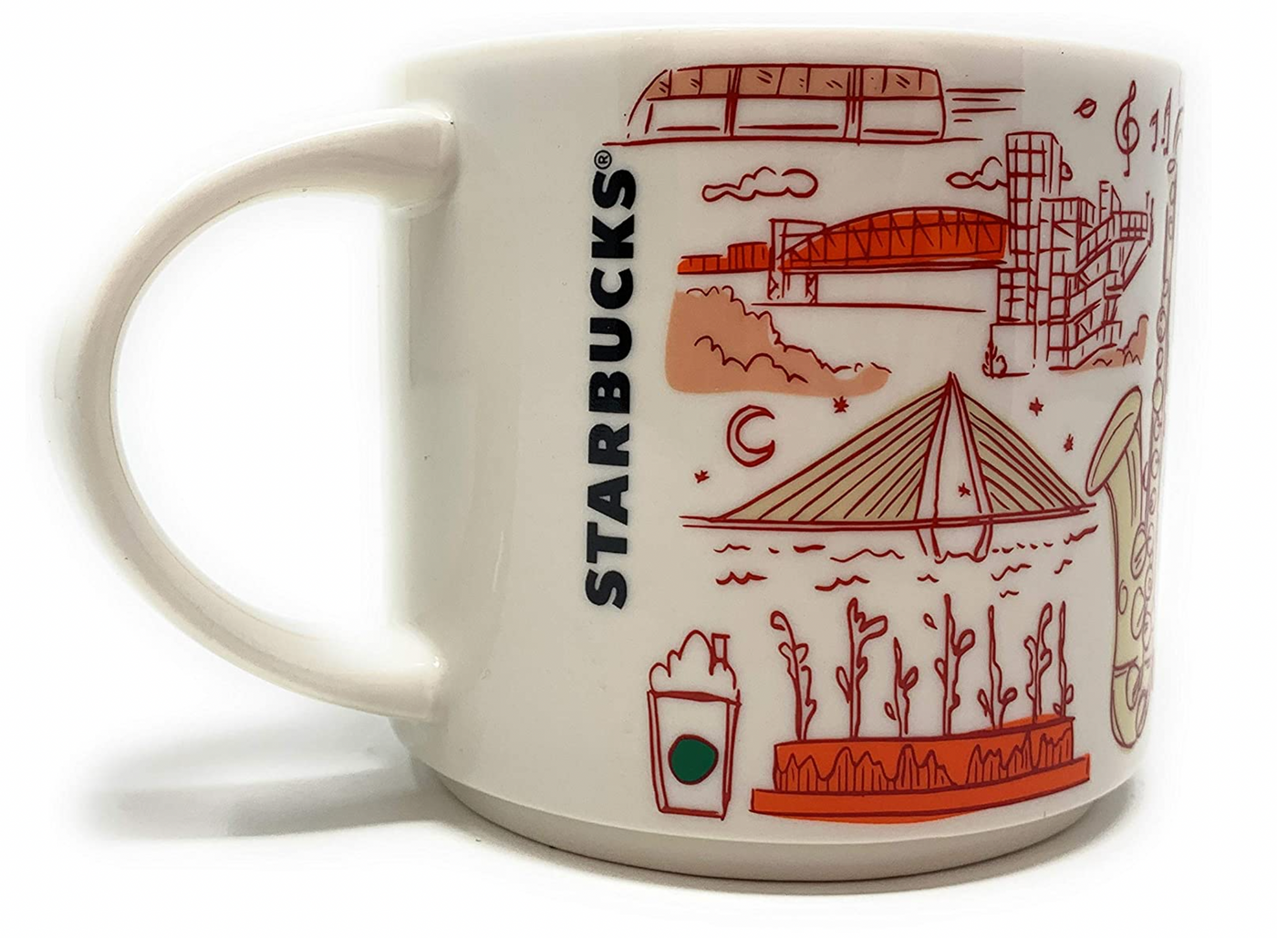 Starbucks Been There Series Kansas City Ceramic Coffee Mug New with Box