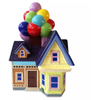 Disney Up Carl House Ceramic Cookie Jar New with Box