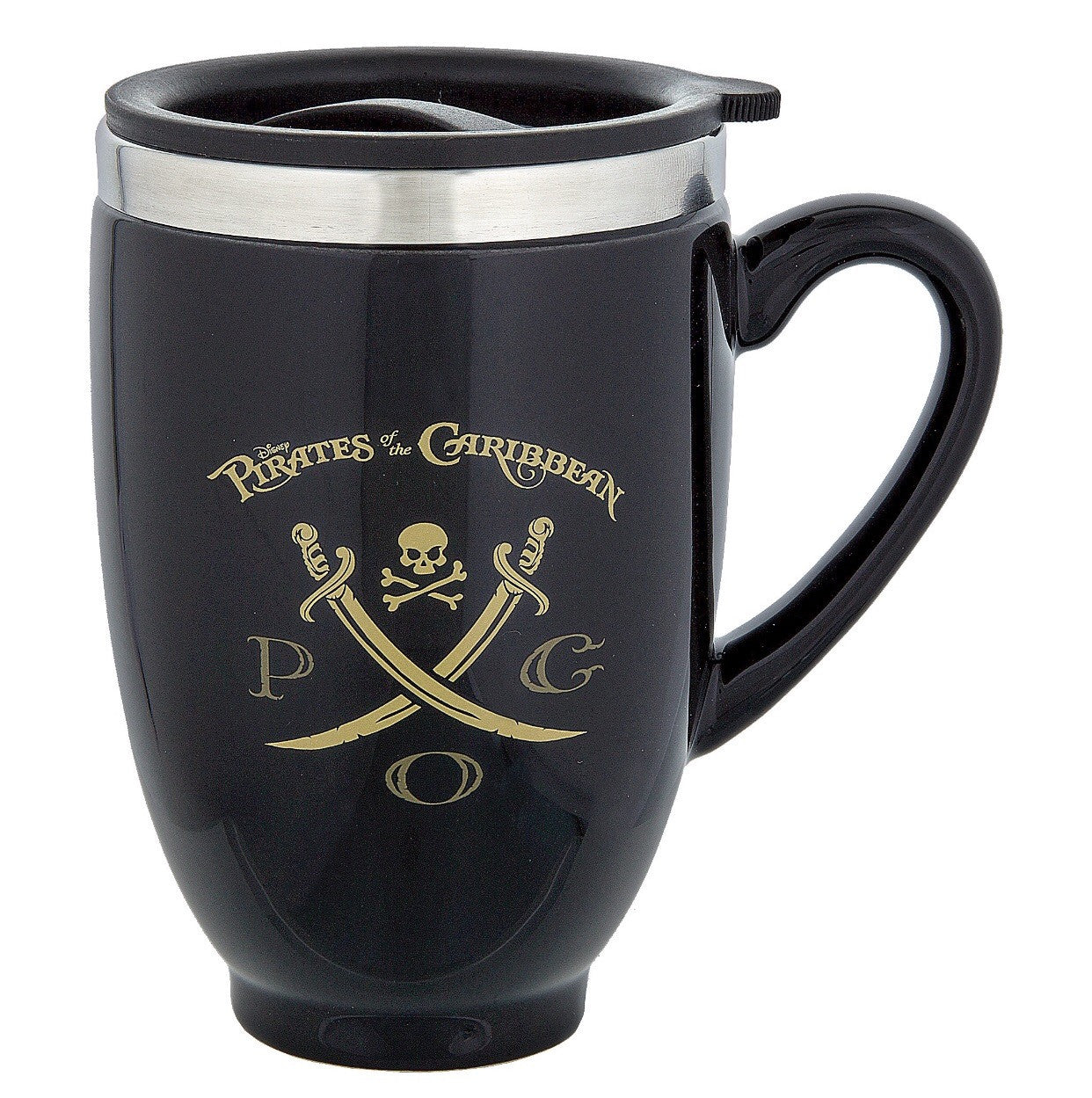 Disney Parks Pirates of the Caribbean Travel Ceramic Coffee Mug New