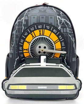 Universal Studios Back To The Future Loungefly Mini Glows in the Dark Backpack New With Tag