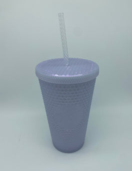 Starbucks Holiday Christmas 2021 Icy Llilac Bling Studded Cold Tumbler 16oz New