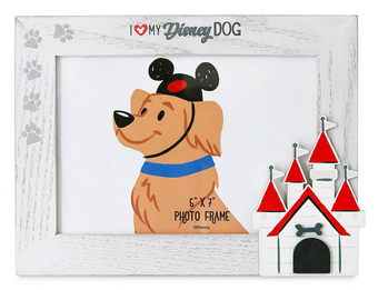 Disney Parks I Love My Disney Dogs Photo Frame 5 x 7 New
