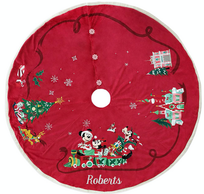 Disney Mickey Mouse and Friends Holiday Tree Skirt New with Tag