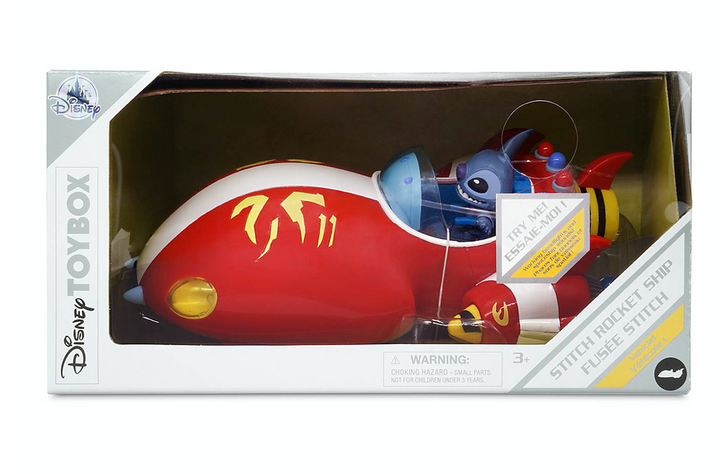 Disney Stitch Rocket Ship Set Figure Set Toybox New with Box – I