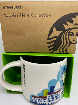 Starbucks You Are Here Turin Italy Ceramic Coffee Mug New with Box