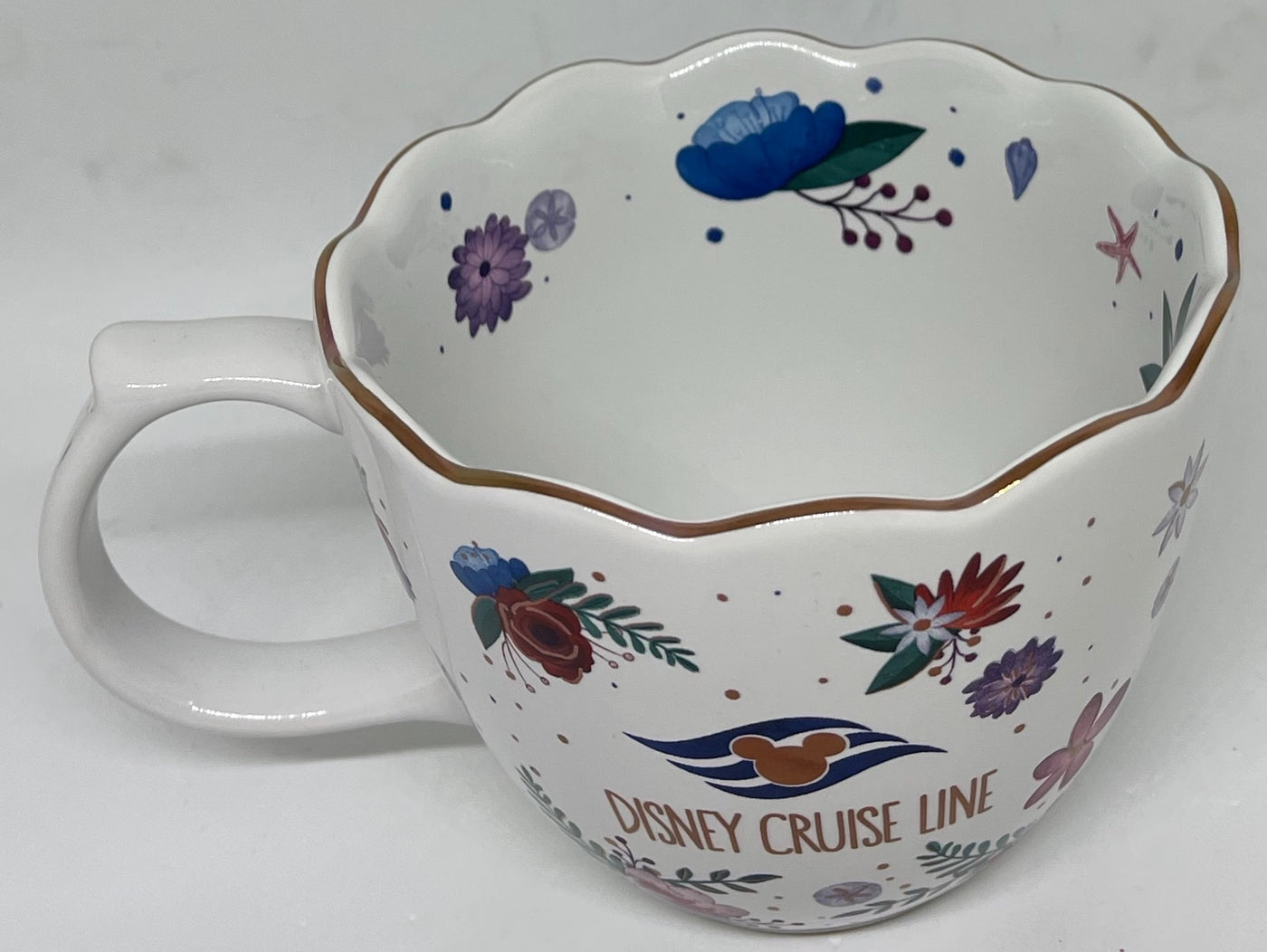Disney Cruise Line Minnie Let's Sail Away Ceramic Tea Coffee Mug New