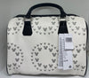 Disney Parks Mickey Icon Gray Satchel Bag New with Tag