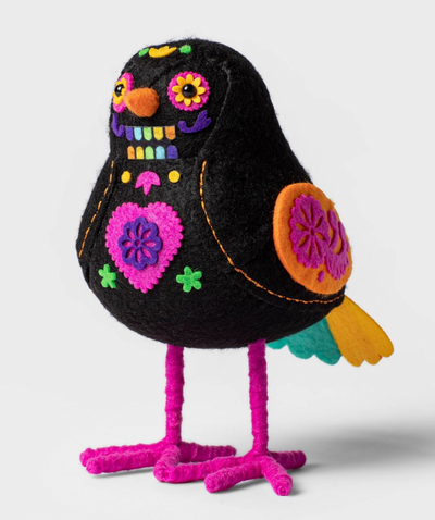 Target Día de Muertos Featherly Friends Sugar Skull Bird Decorative Figurine New